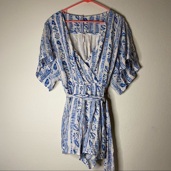 FREE PEOPLE printed Put A Ring On It romper S - Picture 5 of 15